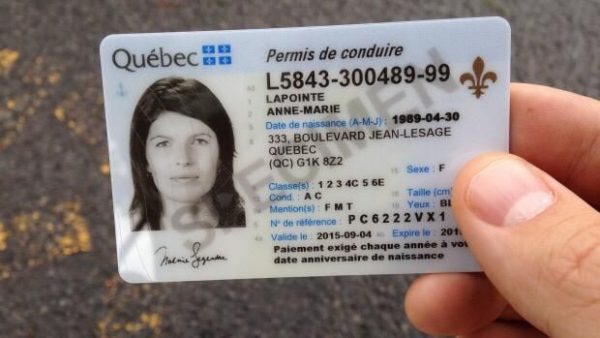 Fake or Real Canadian Driving License