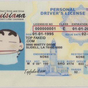 Fake Louisiana Driver License