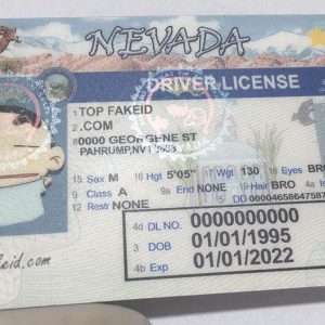 Fake Nevada Driver License