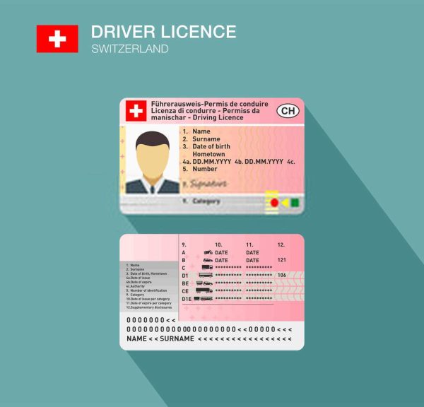 Switzerland Fake Driver’s License for Sale